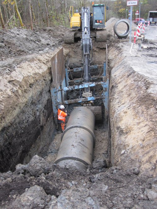 Foto fra anlægsprojektet