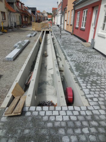 Afkobling af vejvand i Sndergade, Middelfart, foto 6